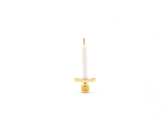 SMA Female  2 Holes Flange Connector Mount