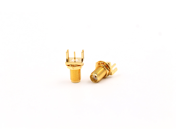 SMA Female Bulkhead Connector Edge Mount