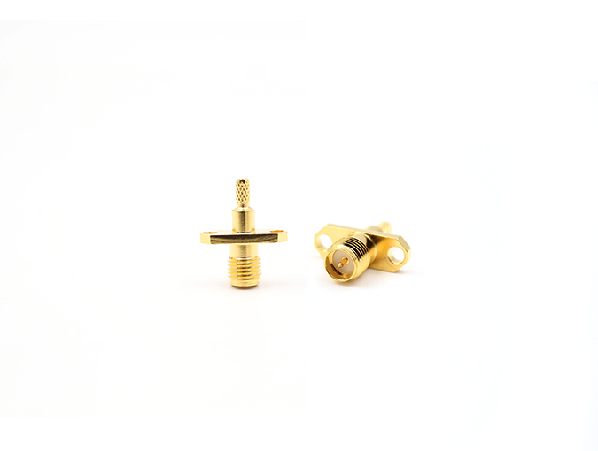 RF Connector RP SMA Female FLange for RG316 Cable, Crimp