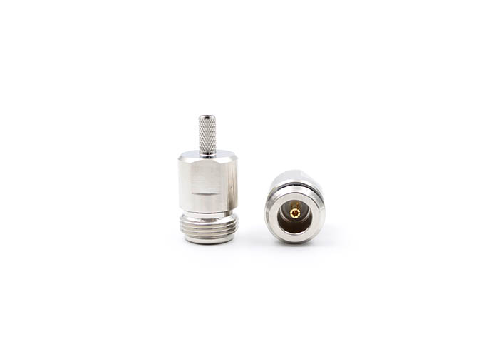 RF Connector N Female for RG58 Cable, Crimp
