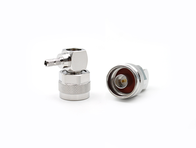 RF Connector N  Male Right Angle For RG58 Cable