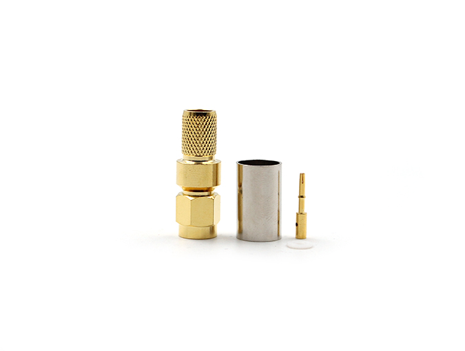 RF Connector RPSMA Male for LMR300 Cable, Crimp