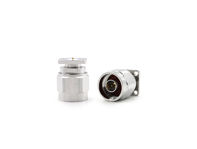 RF Connector N Male Flange Mount