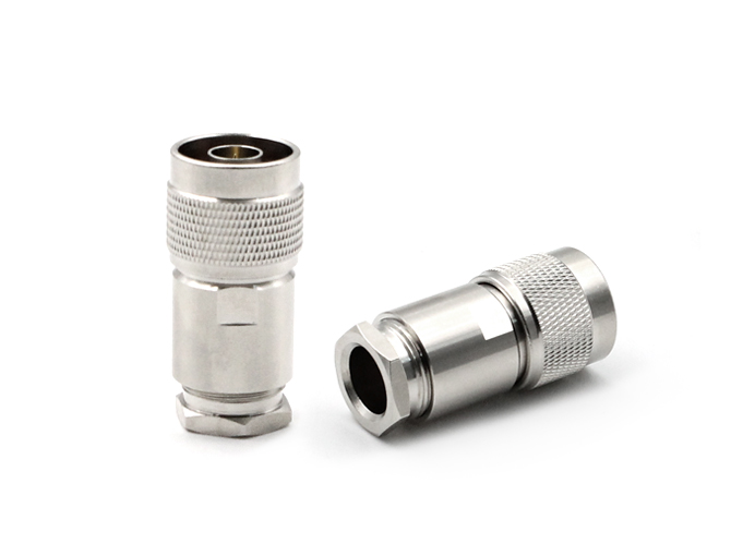 N Male Connector For LMR400 cable push Fit Type