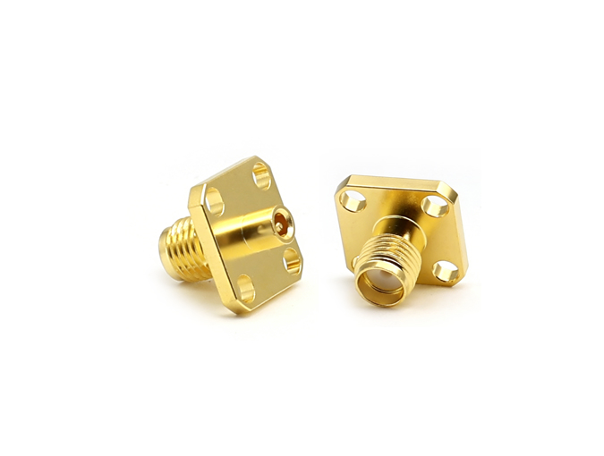 用于 0.086 电缆的 SMA 母法兰连接器
