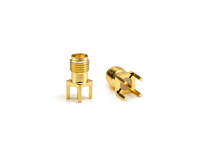 射频连接器 SMA 母头 PCB 安装