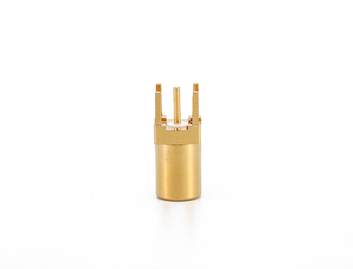 SMB母头直式射频同轴连接器,PCB安装
