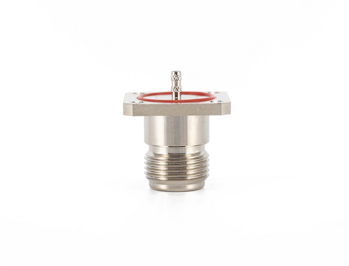 用于 RG316 电缆射频连接器的 N 型母法兰