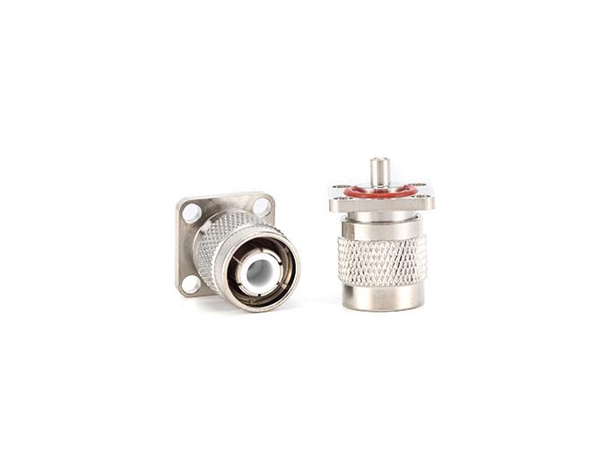 射频连接器 TNC 公头法兰，适用于 .086/RG405 电缆