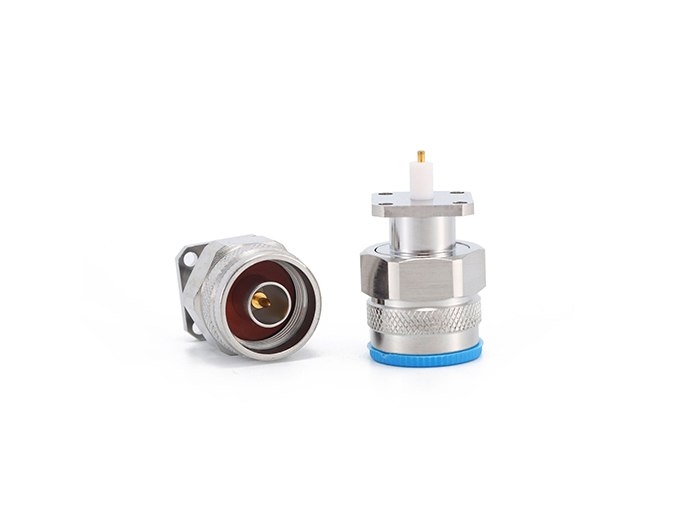 RG142/RG223电缆用N型公头法兰射频连接器