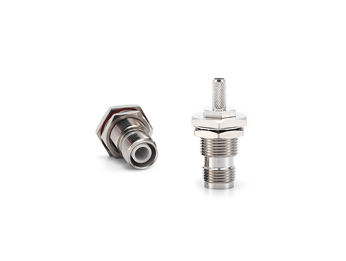 RG58电缆压接反极性TNC母头连接器(天窗式)