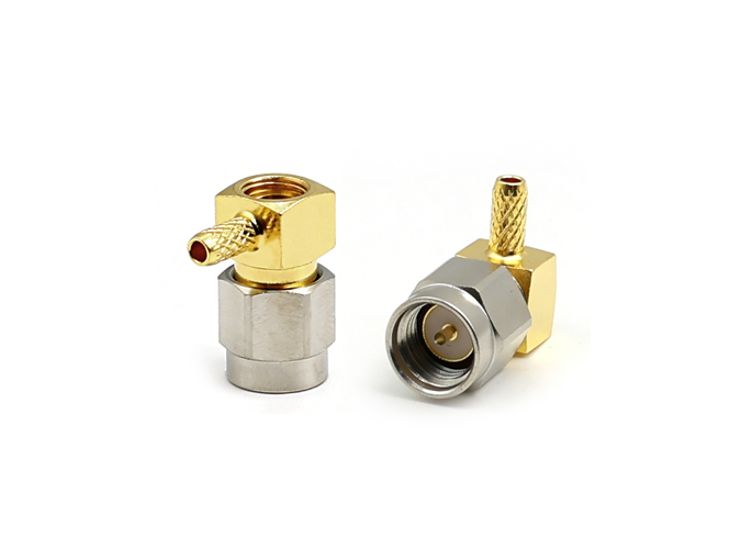 SMA公头不锈钢R/A连接器，适用于RG316/RG174/LMR100电缆