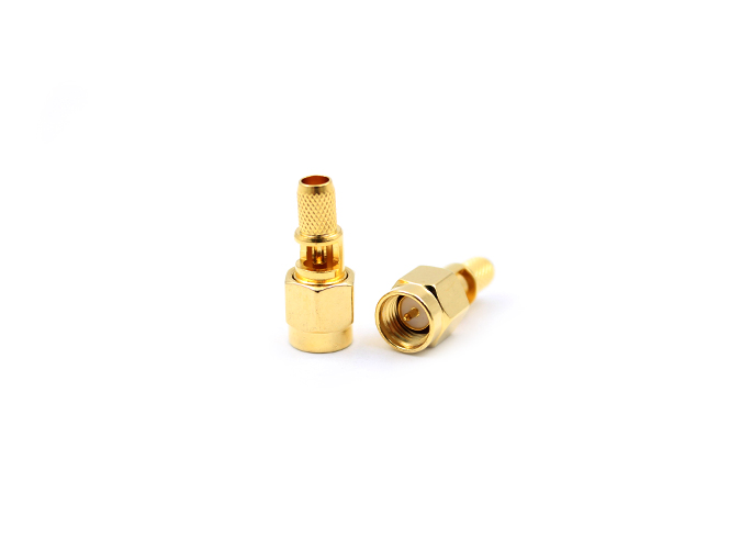 带窗口射频连接器的 RG58 电缆用 SMA 公头连接器