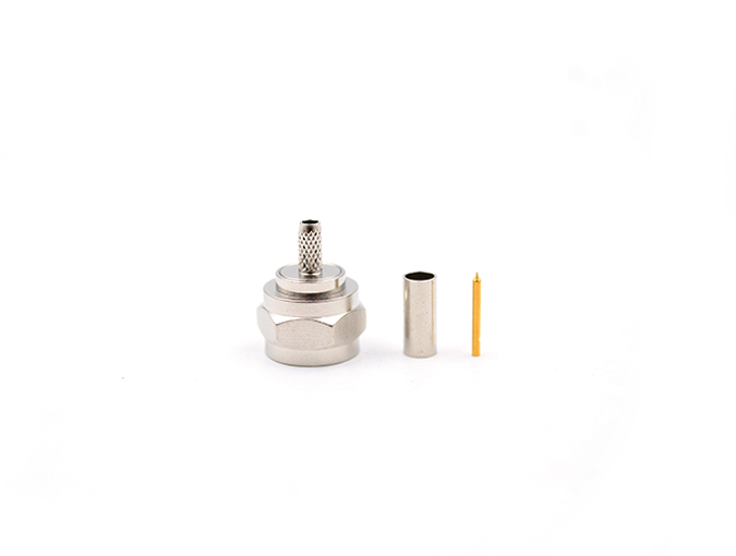 用于RG316/RG174/RG179电缆的F型公头连接器