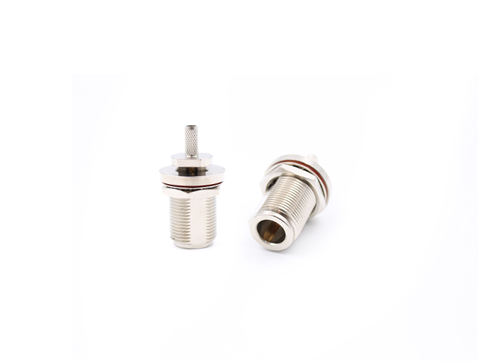 用于 RG58 电缆的射频连接器 N 型母头隔板接头，Sky window