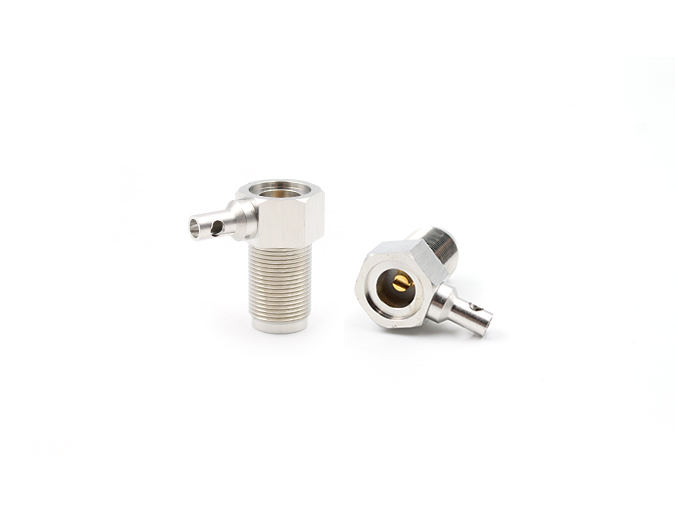 UHF RG58 母头直角隔板连接器