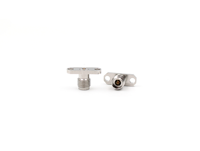 2.92mm 内螺纹法兰安装座，适用于直径 0.38 的销钉