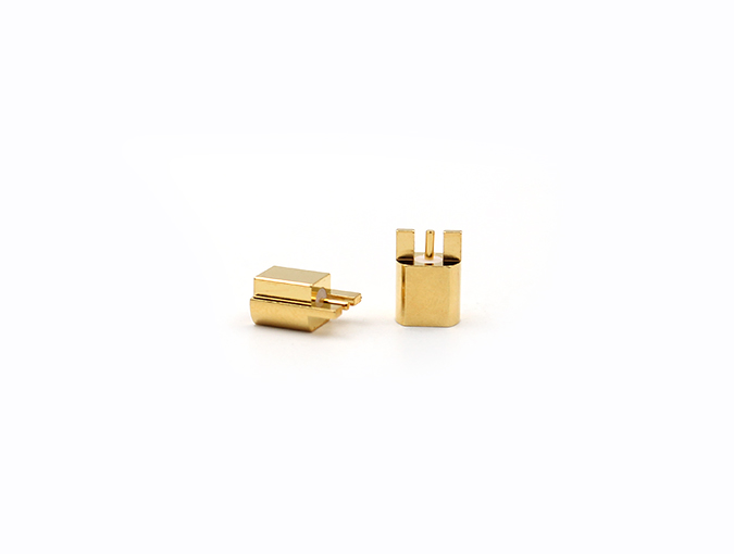 MCX 母头射频连接器，PCB 安装