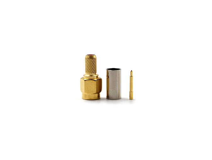 用于 LMR200 电缆的 SMA 公头射频连接器