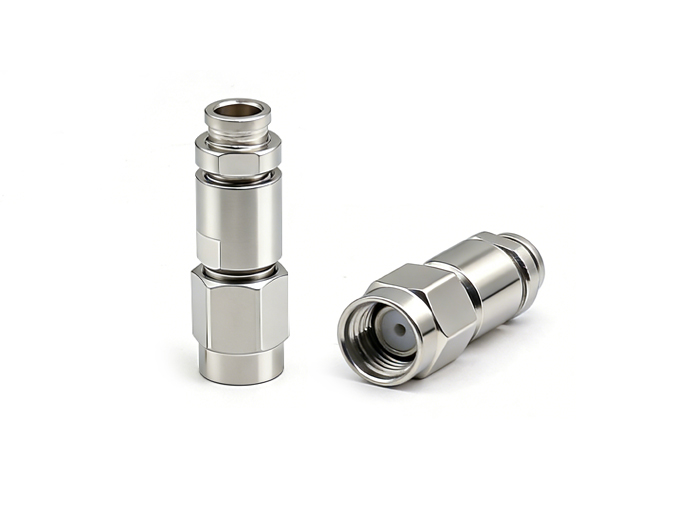 SMA 公头不锈钢连接器，适用于 0.14 升电缆