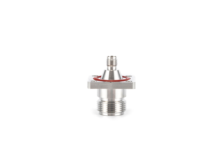 RF Coaxial Adapter N female to SMA female 4 holes flange