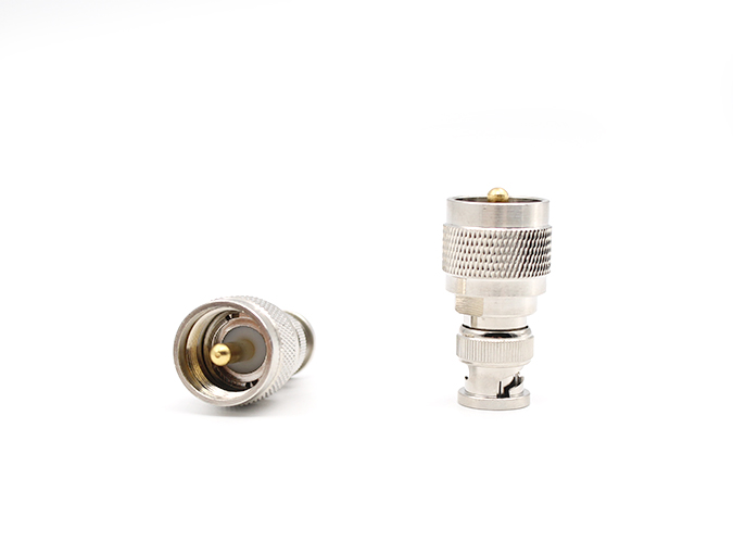 RF Adapter UHF Male to BNC Male