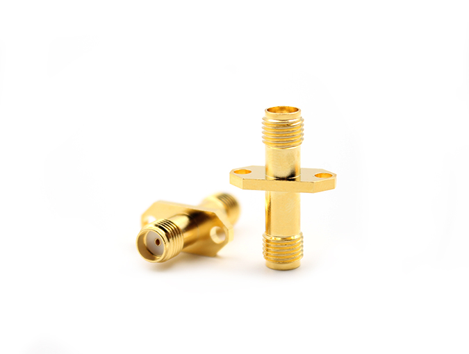 SMA Female to Female Flange Adapter