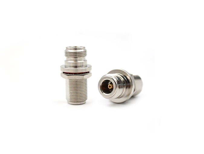 RF Adapter N Female to Female Bulkhead