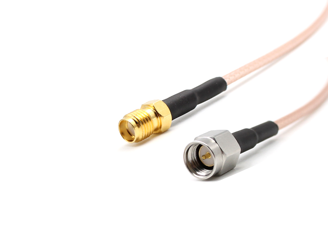 SMA male Connector and SMA Female Connector with RG316 Cable Length 400mm