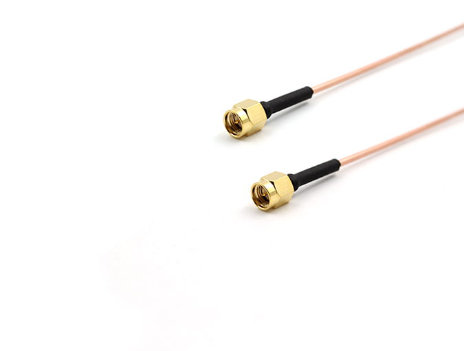 RF Cable assembly SMA Male and SMA Male with RG405 Cable, length 240mm